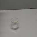 TTFM 30 Count Diamond Shaped Plastic Stemless Wine Glasses | Champagne Wine Whiskey Glasses | Disposable Wine Glasses | Shatterproof | 12oz Disposable Glasses Cups For Parties (GOLD)