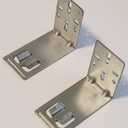 One Pair - Steel Rear Bracket for USE-Series Undermount Drawer Slides