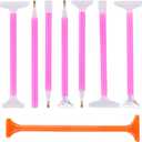 FEBSNOW 8 Packs 5D Diamond Art Painting Embroidery Art Pen Tool for DIY Crafts Making