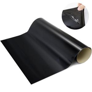 Yaocom 4 x 8 ft Black Aluminum Trailer Skin 0. 02", Rv Siding Panels Metal Enclosed Trailer Sheet Flashing roll for Prevents Roofing Stains Concession Truck Food Truck Dry Van Recreational Vehicle