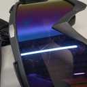 OXG Ski Snowboard Goggles for Men Women, UV Protection Ski Snow Goggles for Adult Youth Winter Snow Sports (Black+multicolor(vlt12.5%)/Grey(vlt18.5%))