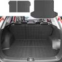 Cargo Mat Compatible with 2023-2026 Kia Sportage (Not PHEV) Trunk Mat Backrest Cargo Liner TPE Trunk Liner Replacement for 2023-2026 Kia Sportage Accessories