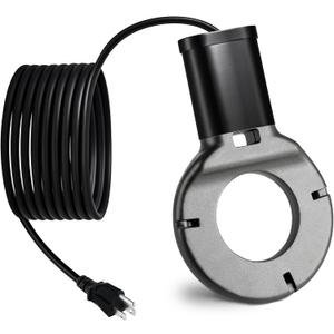 1000W Utility De-Icer, Chicken Water Heater, Submergible Cast Aluminum Thermostatic Control Bird Bath Heater De-icer, for Livestock Poultry Birds, Cows, Horses, Animals Drink Water (Black)