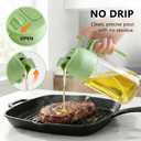 Oil Sprayer for Cooking, 2-in-1 Oil Mister & Dispenser Bottle for Air Fryer, Salad, BBQ, Kitchen Gadgets Accessories, 2 Pack