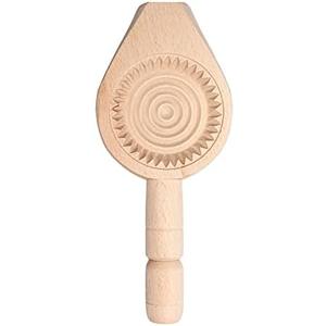 Onart Home - Wooden Cookie Molds for Baking | Traditional Handmade Maamoul Molds | Biscuit Cake Pastry Sweet Cookie Cutter | Mid-Autumn Festival Practical Hand Pressed Cake Mold