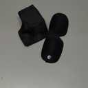 Nidra Contoured Sleep Mask for Side Sleepers  Zero Pressure Fit, 100% Light Blocking Eye Shade for Sleeping & Travel  Black, Standard Size