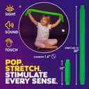 Nutty Toys Jumbo Pop Tubes - 8-Pack XL Sensory Toys - Creative STEM Learning for Kids - Connect & Pop! Top ADHD Autism Fidget 2026, Best Boy & Girl Easter Essentials & Easter Basket Stuffers Gift Idea
