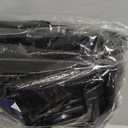 Black Tarps Heavy Duty Waterproof 8x12, 12 Mil Thick, High Durability, Rip and Tear Resistant with Metal Grommets Every 20 Inches
