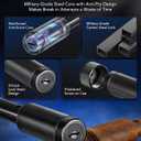 Orion Motor Tech Locking Hitch Pin, Fits 2" Receiver with 5/8" Diameter Hitch Pin Lock, Anti-Theft Steel Hitch Pin Lock with Key for Class III IV Hitches, Anti-Rattle Trailer Hitch Pin with O-Rings