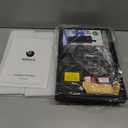 GOZILLA Small Turtle Tank with Filter, Acrylic Aquarium Turtle Tank Starter Kit with Multi-Functional Areas for Turtles, Hermit Crabs, Crayfish, Small Reptiles. (Black)