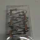 Bronze Shower Curtain Hooks, Rust Proof Shower Curtain Rings for Bathroom, CHICTIE Modern Metal Decorative Shower Hooks Hangers for Shower Curtain Rod, Square T Bar Shape Set of 12