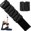 Wrist Ankle Weights Set of 2(1 lb/2 lb Each) Adjustable Weights Training Intensity for Strength Training Walking Running Yoga Pilates Jogging for Women Men (Black)