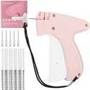 Fonwill Clothing Label Gun,Standard Retail Price Tag Labeling Gun Kit,Having 5 Needles, 1000 Micro Fasteners,Suitable for Store,Warehouse,Consignment,Yard Sale,etc.(Pink-1)