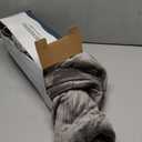 Berkshire Blanket Classic VelvetLoft Solid Bed Blanket Queen Size,Lightweight Soft Fuzzy Plush Blanket for Bed and Couch,Charcoal Gray,90x90 Inches