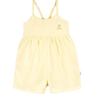 Gerber baby-girls Toddler 2-pack Sleeveless Romper Jumpsuit (3T, Yellow Lemons)