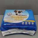 HONEY CARE All-Absorb, Large 22" x 23", 100 Count, Dog and Puppy Training Pads, Ultra Absorbent and Odor Eliminating, Leak-Proof 5-Layer Potty Training Pads with Quick-Dry Surface, Blue, A01