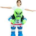 One Casa Blow Up Costume Child,Inflatable Costumes for Kids,Riding Alien Costume,Halloween Costumes for Boys/Girls (7-10YRS)