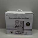 Espresso Machine 20 Bar, Compact Espresso Maker, Stainless Steel Professional Expresso Coffee Machines with Steam Milk Frother & 34oz Removable Water Tank for Home & Office, Latte, Cappuccino, Silver