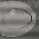Bemis 7300SLEC Slow Close Toilet Seat, Easy Clean Hinges and Durable Plastic Seat, Made in USA, Elongated, White