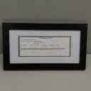 Americanflat 5x10 Business License Frame with Shatter-Resistant Glass - Use as 3.5x8 Frame with Mat or Display 5x10 Document Without Mat - Legacy Collection - Black License Frames for Tabletop or Wall