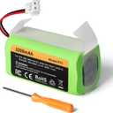 Replacement RVBAT850 Battery (3200mAh, 2-Prong Connector) Compatible with Shark Ion R75, R85, RV761, RV850C, RV1000S, RV700_N, RV720_N, UR1000SR (1 Pack)