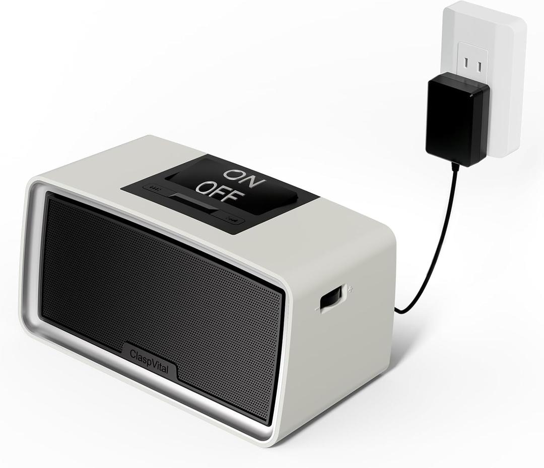 One-Touch Simple Music Player for Seniors | 6,000 Songs Mp3 Music Player for Elderly 32GB TF Card with Reader | Gift for Dementia, Alzheimers (Grey)