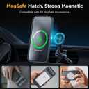 Miracase Magnetic for iPhone Air Case with Screen Protector(Compatible with MagSafe), Slim Thin Translucent Matte Military-Grade Protected Phone Cover for iPhone 17 Air 6.5", Space Black