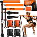 KUTIZE Pilates Bar Kit with Resistance Bands, Pilates Equipment, Multifunctional Pilates Bar for Women & Men, Pilates kit for Hip, Back, Arm, Full-Body Workouts, Home Gym Strength Training Equipment