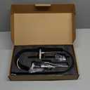 KENES Brushed Nickel Vessel Sink Faucet, Single Handle Tall Bathroom Faucet Single Hole, Modern Bathroom Vanity Faucet with Pop Up Drain and Supply Lines, KE-9005C