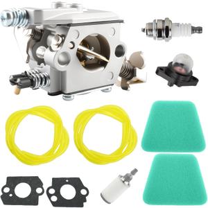 Carburetor for Poulan Pro PP220 PP221LE Chainsaw - Compatible with 545081885, 1950, 2050, 2150, 2350, 2450, 2550, 262, Wild Thing & More Replacement 530069703 530071821 530071618 530071620 545006057
