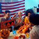 Maxcheck 6 Pack 12 oz Halloween Coffee Mugs Spider Web Glass Cups Gifts Bulk Clear Drinking Wine Glasses with Handle for Halloween Party Supplies Decorations