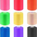 3 x 9 Pack Pre Wrap Athletic, 2.75 Inches X 12 Yards Multi-Color Prewrap Athletic Tape for Hair Soccer, Sports Pre Wrap Tape, Pre-Wrap Foam Underwrap Tape Ankles Wrists Hands Knees Elbows