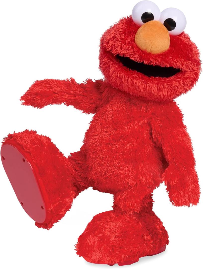 Sesame Street Hokey Pokey Elmo 14 Interactive Plush Toy, Sings, Dances & Plays Music, Bilingual Stuffed Animal for Pretend Play, Soft & Huggable, for Girls and Boys, Ages 18 Months+ by Just Play, Kids Toys for Ages 18 Month by Just Play