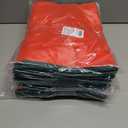 6 x Christmas Gift Wrapping Paper Organizer Storage Bags,Plastic Container for Holiday Supplies & Accessories, Gift Bag Organizer, Under Bed Wrapping Paper Storage (Red)