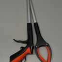 1-Pack Grabber Reacher Tool, 34" Foldable Reacher Grabber Pickup Tool with 360 Anti-Slip Rotating Jaw & Magnets, 4" Wide Claw Opening Reachers for Seniors, Trash Picker Tool