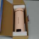 Travel Electric Kettle Portable Mini Kettle,Small Hot Water Boiler with 4 Temperature Settings,304 Stainless Steel,Fast Boiling Water with Auto Shut-Off and Boil Dry Protection (Pink, 400ml)