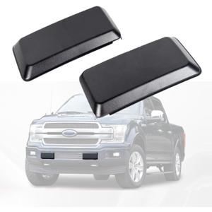 Bumper Pad 2018-2020 Compatible With Ford F-150 F150 Bumper Cover Trim (Set) Driver Side And Passenger Side Bumper Guards Inserts Pads Caps Textured Black