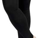 Abodhu Thigh High Compression Socks Support Stockings Footless  Compression Sleeve for Workout Gym Running Yoga, Black (XL-XXL)