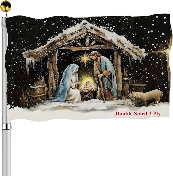 Winter Christmas Custom Garden Flag