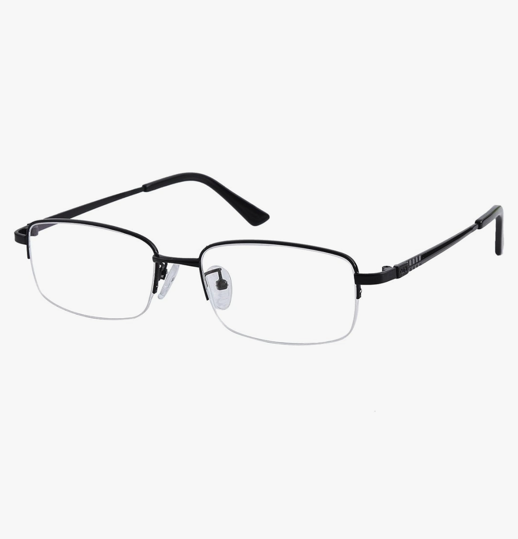 Nearsighted Metal Myopia Glasses Everyday Use Mens Womens Distance Spectacles (NOT READING GLASSES), -2.00