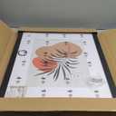 16x20 Frames Set of 2, Rustic Black Wood Style - Display 16 x 20 Picture without Mat or 11x14 Picture with Mat, Wall Mounting Horizontal and Vertical