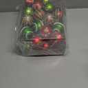 Christmas Ornaments - 30 Pcs 2.4 Inch Shatterproof Plastic Balls Sets, Red & Green Small Tree Hanging Ornaments for Holiday Wreath Party Christmas Tree Decor (C)