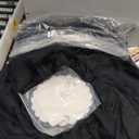 Kertnic Luxurious Bed Canopy for Girls & Adults - Double Layer Princess Canopy with Lace, Round Dome Mosquito Netting for Queen/King Bed Tent (Black)