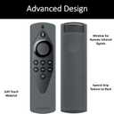 3 x Made for Amazon Remote Cover Case, for Alexa Voice Remote Lite | Grey