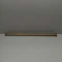 Ivilon Tension Curtain Rod - Spring Tension Rod for Windows or Shower, 36 to 54 Inch. Warm Gold