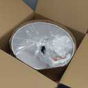 Bargeni Semi Flush Mount Ceiling Light,13 inch Modern 3-Light Ceiling Light Fixture,Black Semi Flush Mount Light Fixture,Flush Mount Lighting for Bedroom,Dinning Room and Hallway