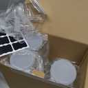 Glazeal 8 Pcs 30oz Plastic Candy Jars with 8 Pcs Spoons, 16 Pcs Label Stickers & 1 Pcs Marker, Hexagon Candy Containers with Lids for Candy Buffet, Kitchen Storage Containers Set (5.2"x4.7"x3")