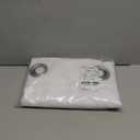 NICETOWN Voile Sheer Curtains for Windows, Grommet Elegant Airy Lightweight Textured Window Treatment for French Door/Bedroom/Living Room, White, W70 x L72, 1 Pair