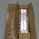 50 Pack 25 Pairs 3/8" Inset Cabinet Door Hinges Satin Nickel Offset Self Closing Kitchen Hinges Brushed Nickel Semi-Cupboard Variable Flush Hinge