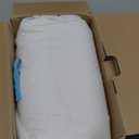 AM AEROMAX Travel Contour Memory Foam Pillow, Cervical Pillow for Neck Pain Relief, Neck Orthopedic Sleeping Pillows for Side, Back and Stomach Sleepers (White)